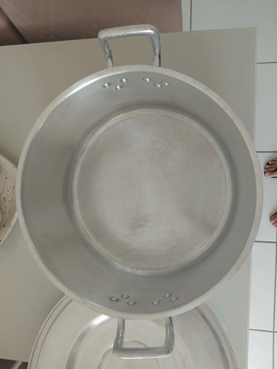 Panela de alumínio, tipo industrial  - Foto 3