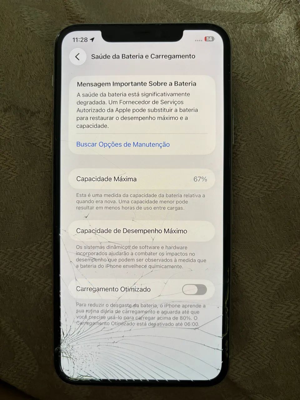 iPhone 11 Pro Max trincado - Foto 2