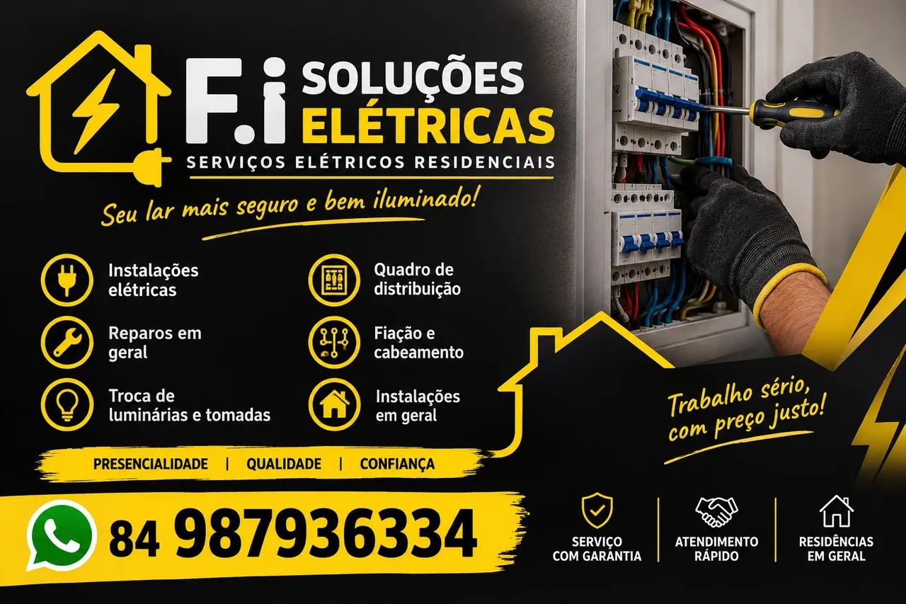 Eletricista residencial e Predial 