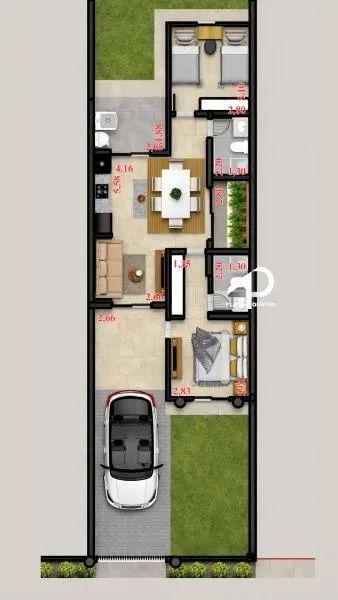 Casa com 2 quarto(s) no bairro Real Parque em Cuiabá - MT - Foto 3