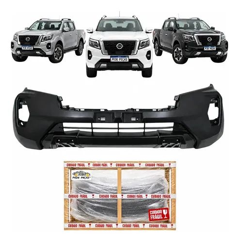 Parachoque Dianteiro Nissan Frontier 2022 2023 2024 25 2026 Preto