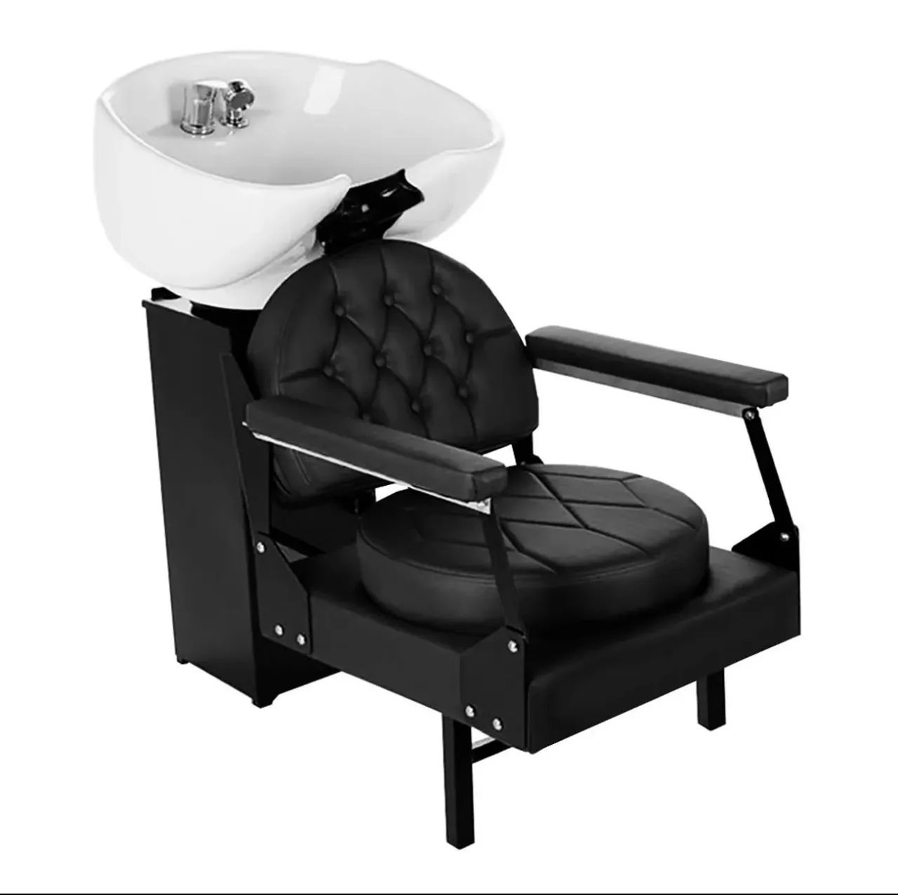 Lavatório Ônix - Cuba de Porcelana - Cor: Preto