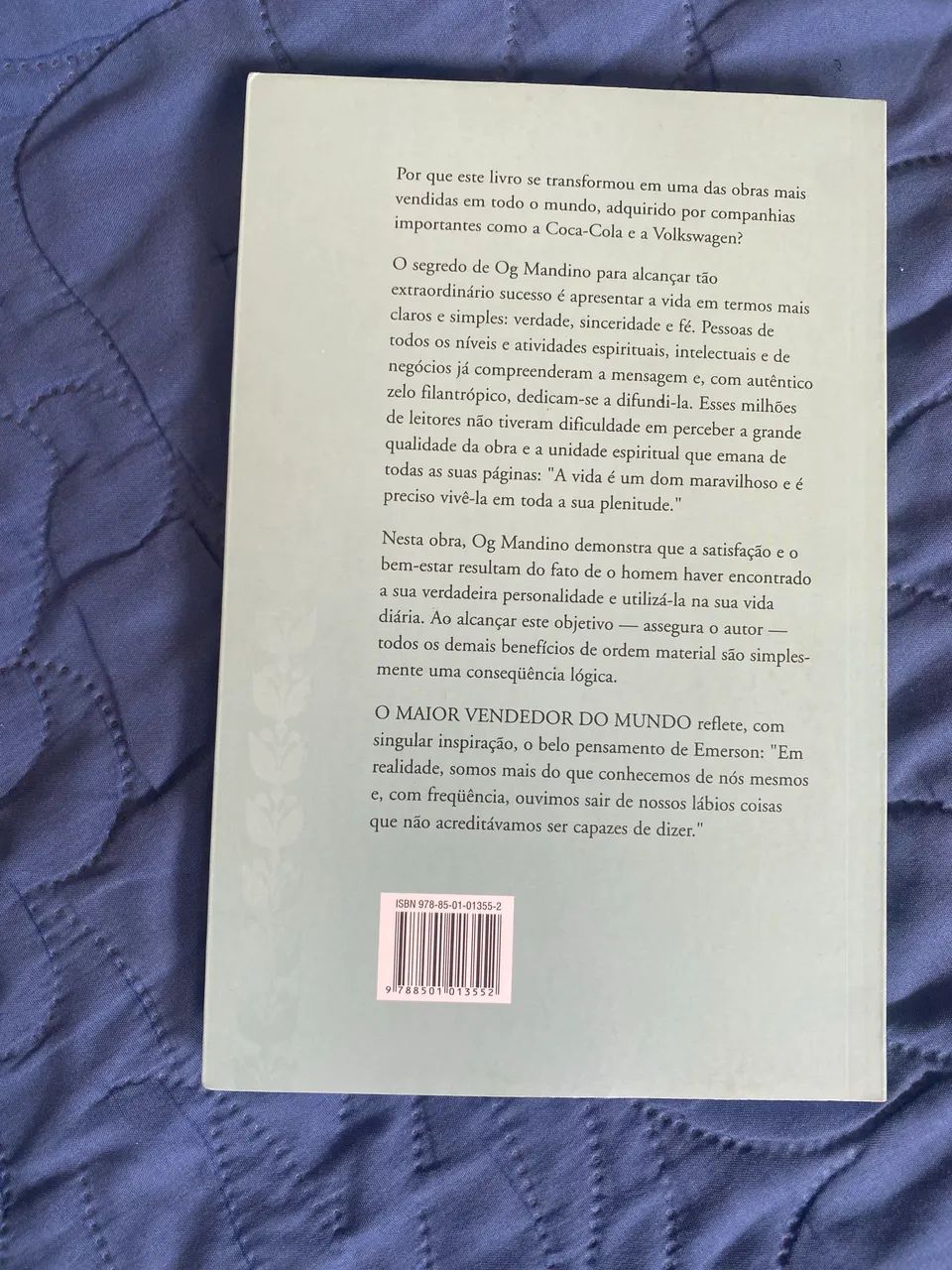 Livro O maior vendedor do mundo de Og Mandino - Foto 2