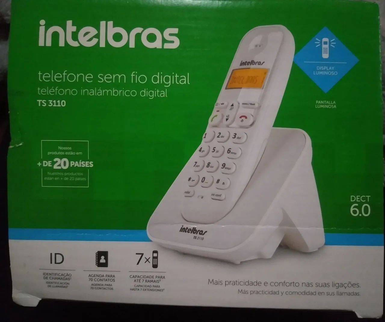 Telefone sem fio Intelbras 