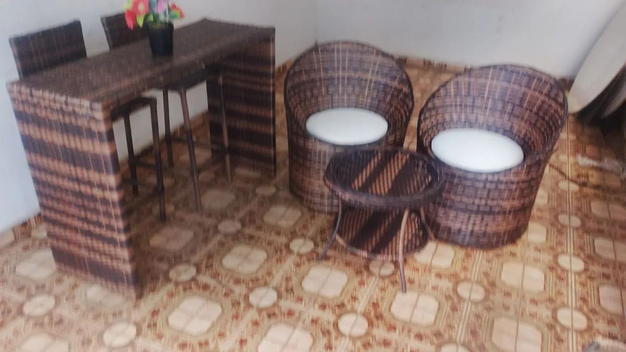 Jogo de poltronas e balcão bistrô  - Foto 5