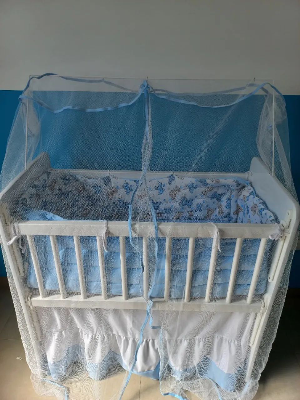 Mini berço completo para bebê