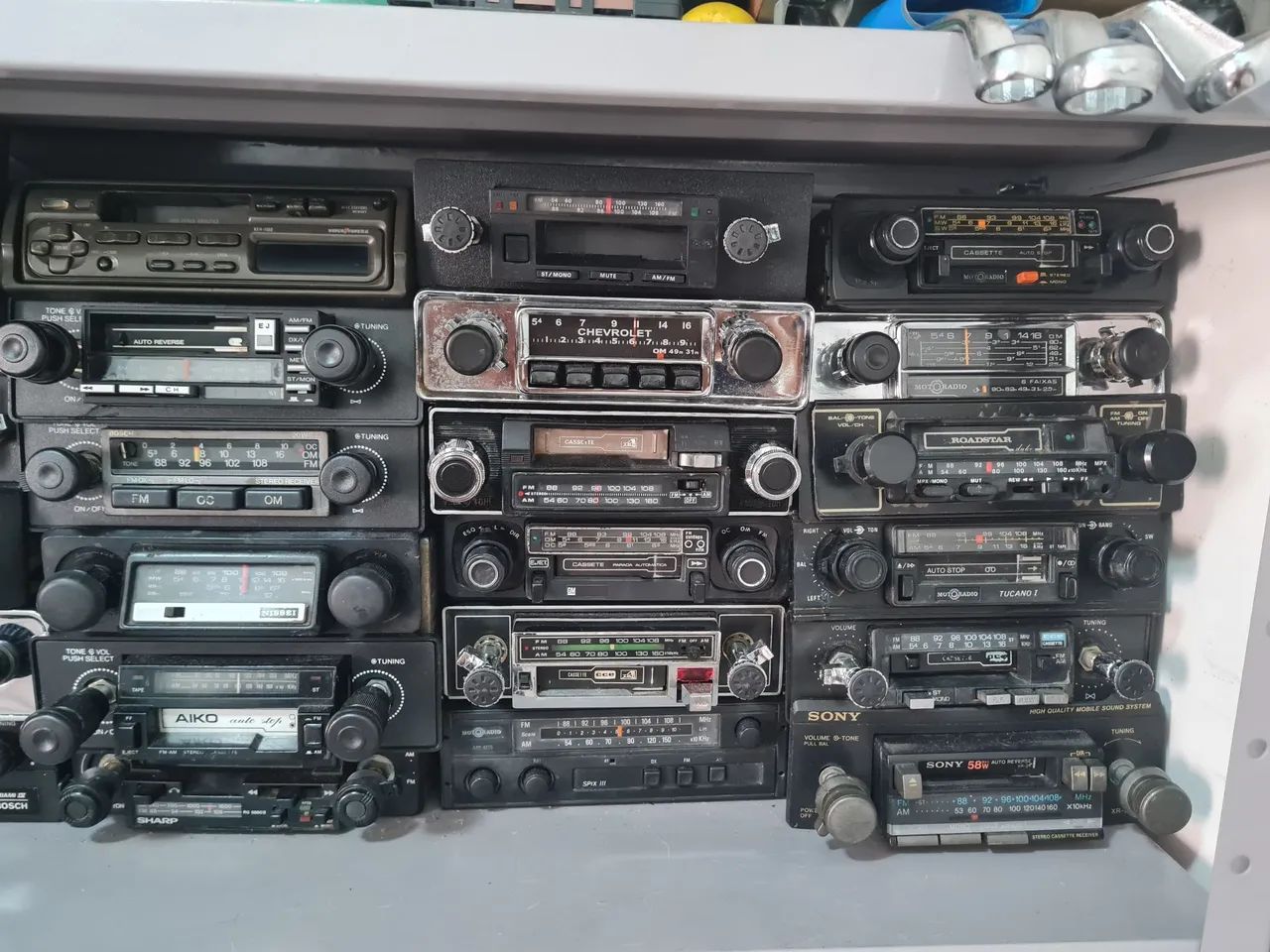 Radios e toca fitas 