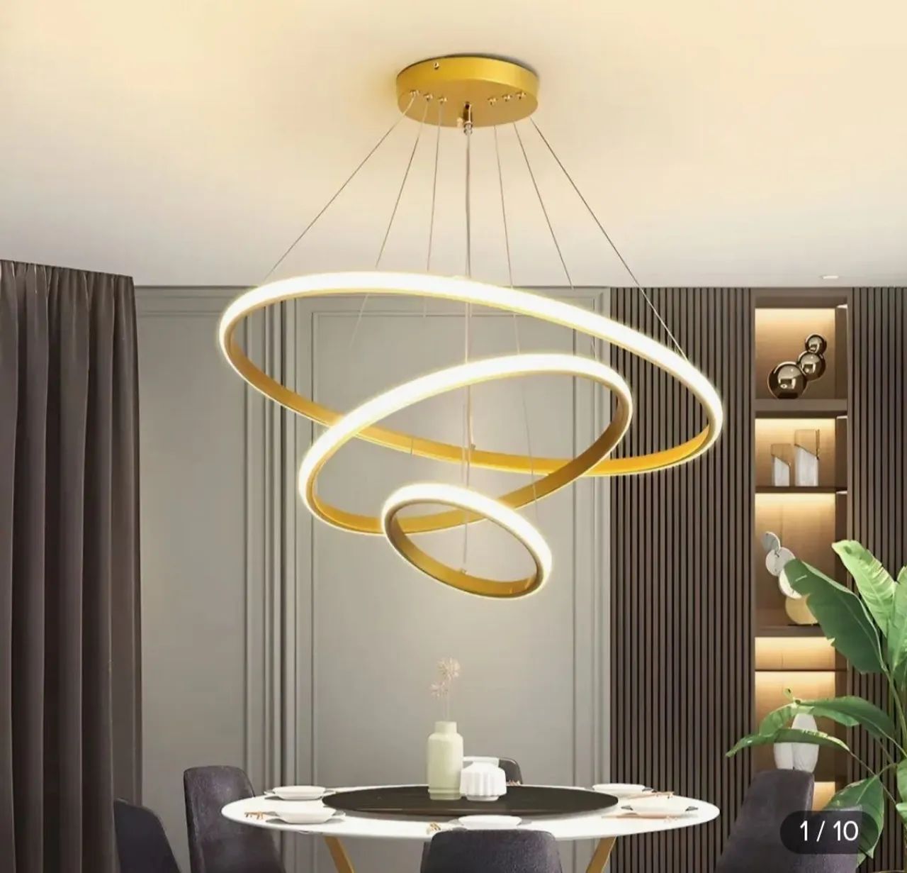 Lustre 3 anéis 