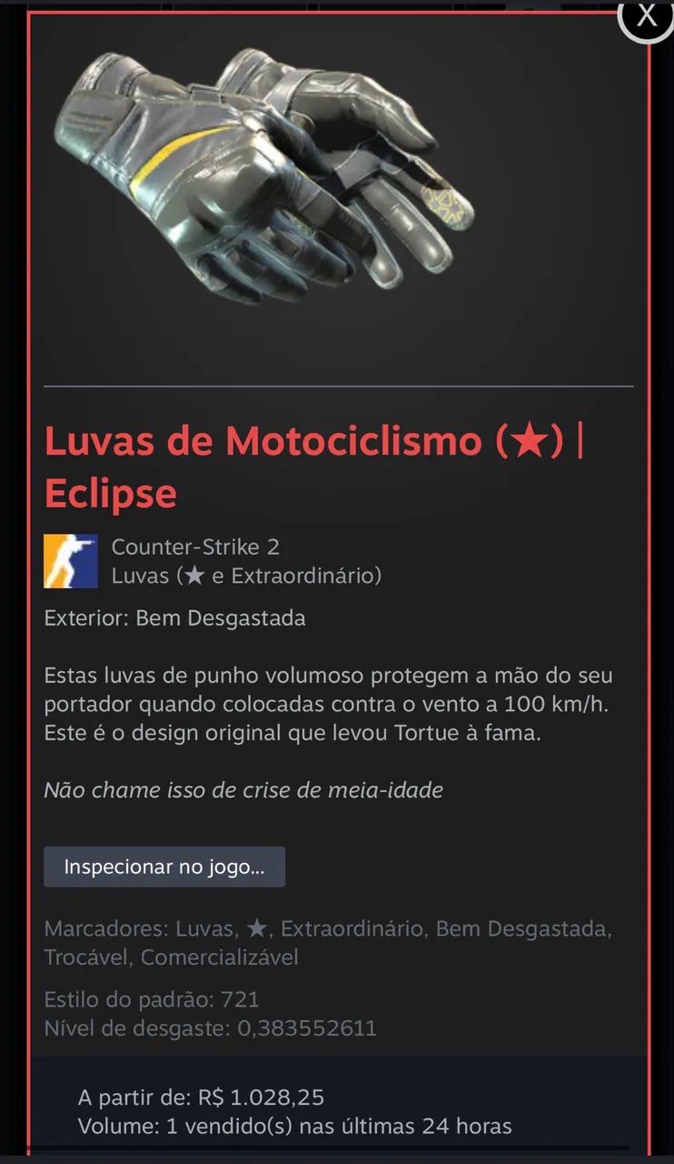 Luvas de Cs2