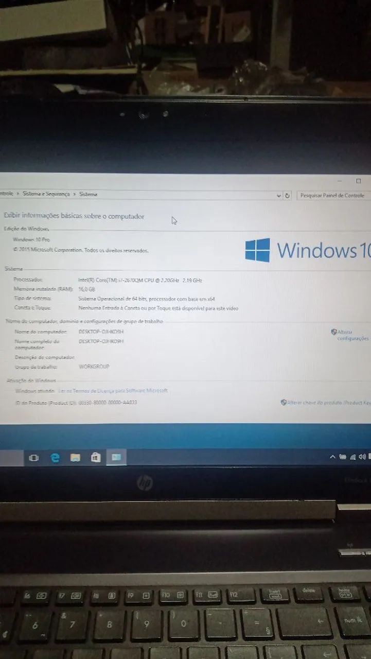 Not HP elitebook 8560w core i7 16 GB de ram SSD - Foto 4