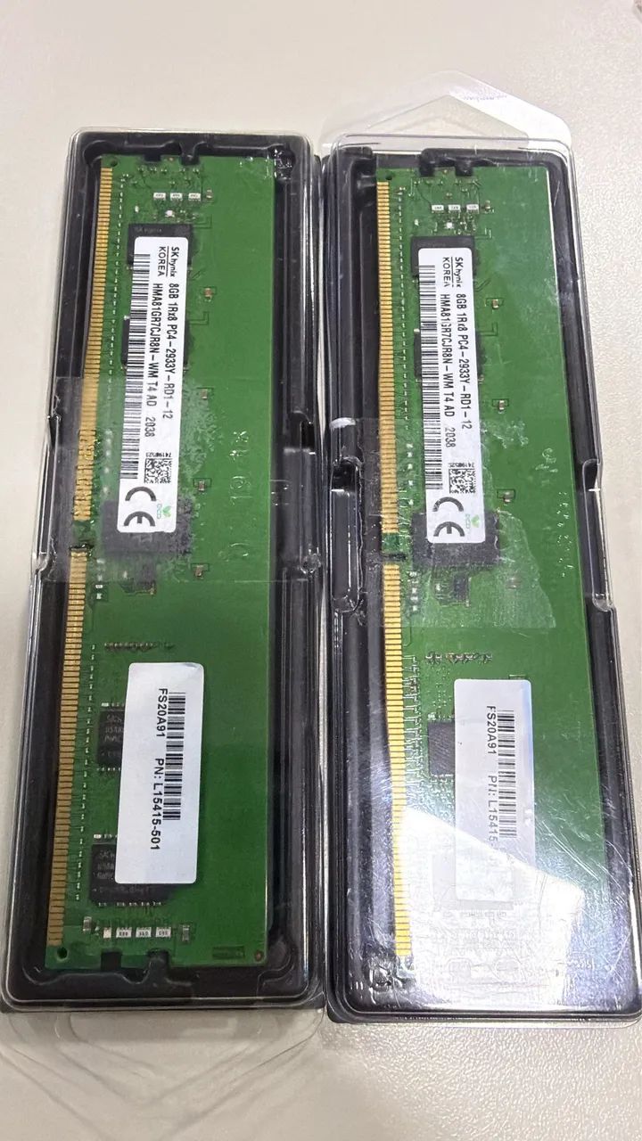 Memória DDR 4 8Gb 2933 ECC