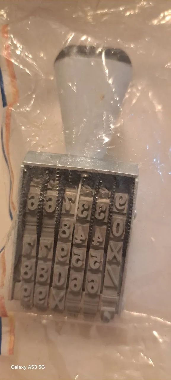 Numerador 5mm 6 fitas