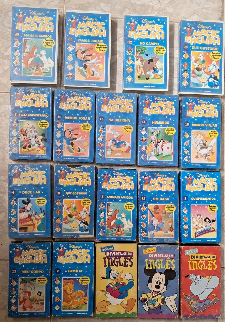 Lote VHS Animes WarnerBros Family - DVD, Blu-Ray e Vídeo Cassete