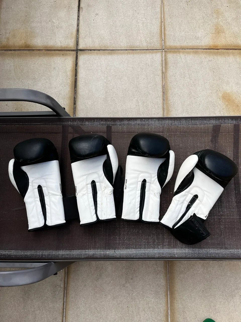 2 pares luva de boxe/muay thai adidas - Foto 5