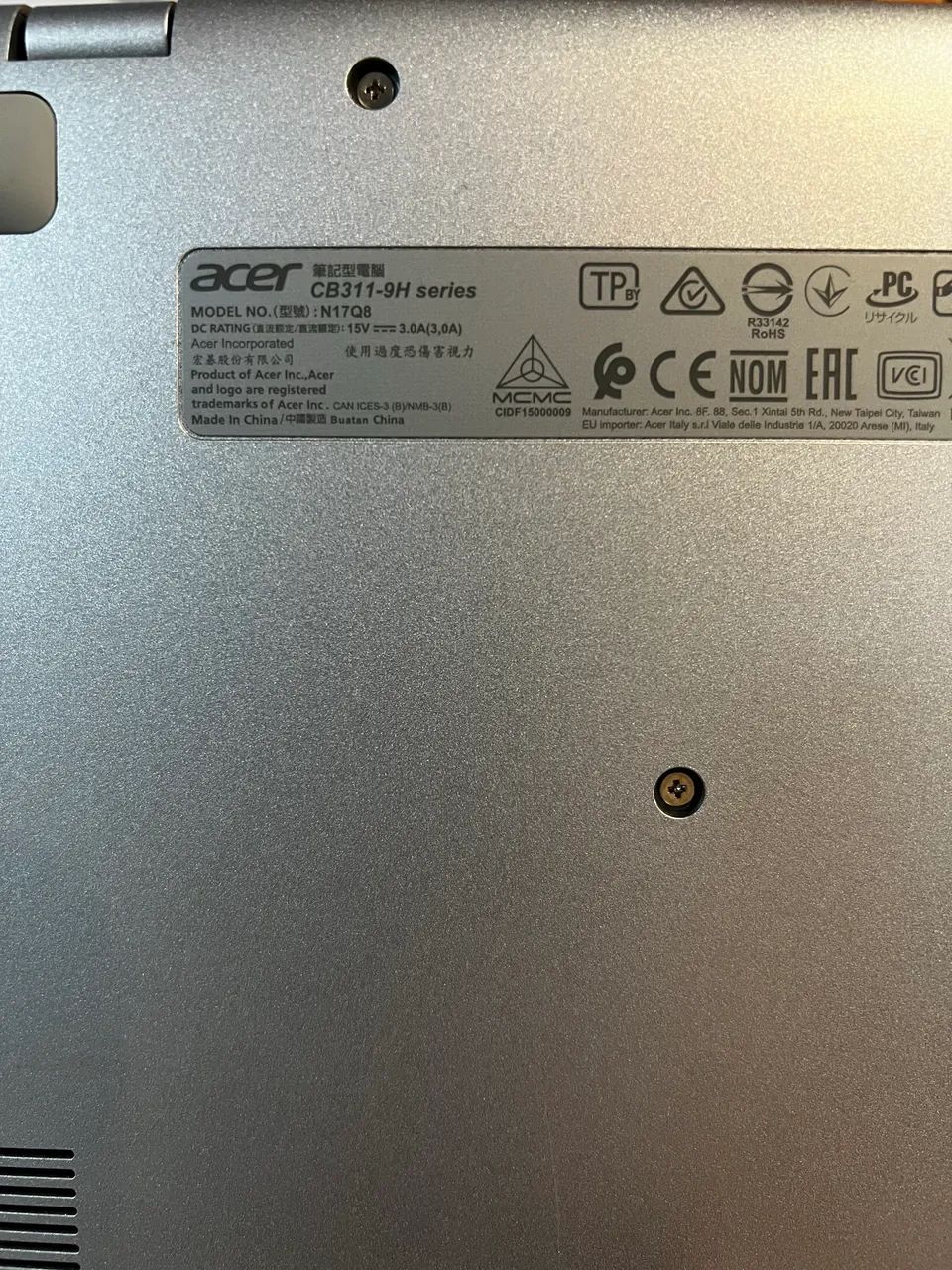 Chromebook Acer 311 CB311 Intel Celeron 4GB RAM - Impecável - Com Caixa Original - Foto 5