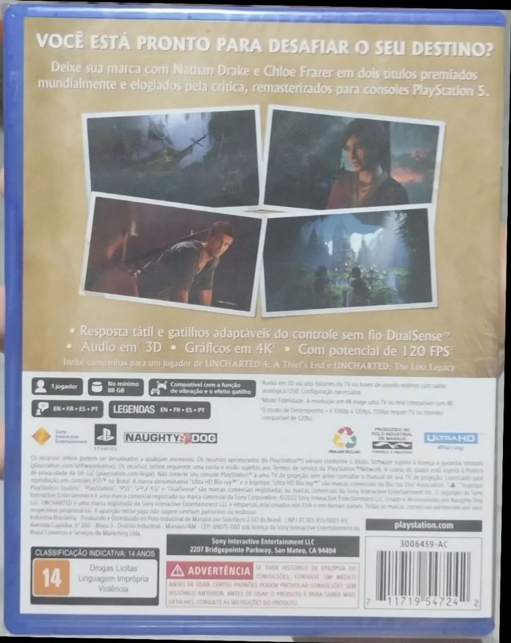Uncharted coleção (lacrado) - Foto 2