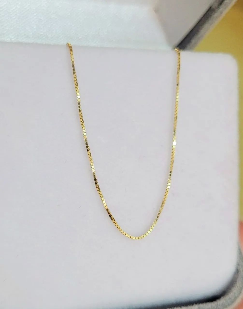 Corrente delicada Veneziana Ouro 18k DESCONTO 