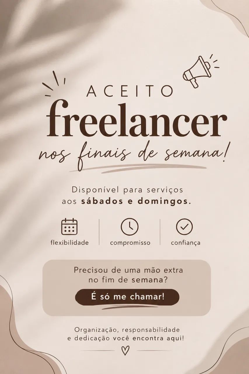 TRABALHO AO FINAL DE SEMANA 