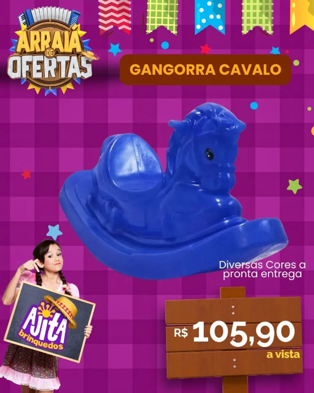 Gangorra Cavalinho