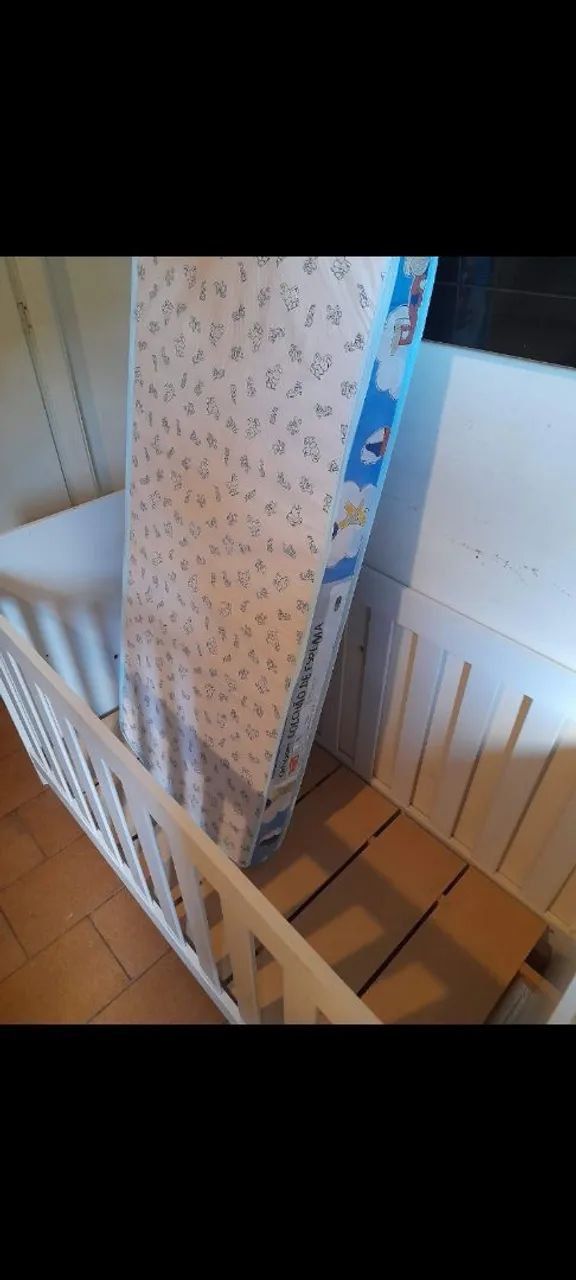 Vendo berço 3 em 1 com colchão  - Foto 3