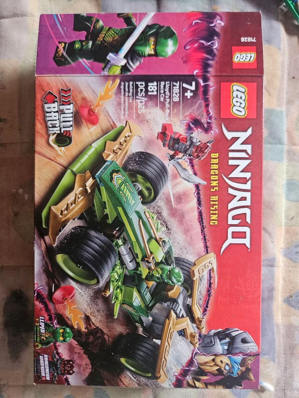 Lego ninjago 71828 Lloyd's pull backup race car - Brinquedos e