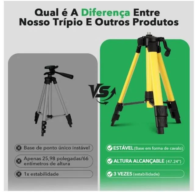 Nível a laser com tripé - Foto 2