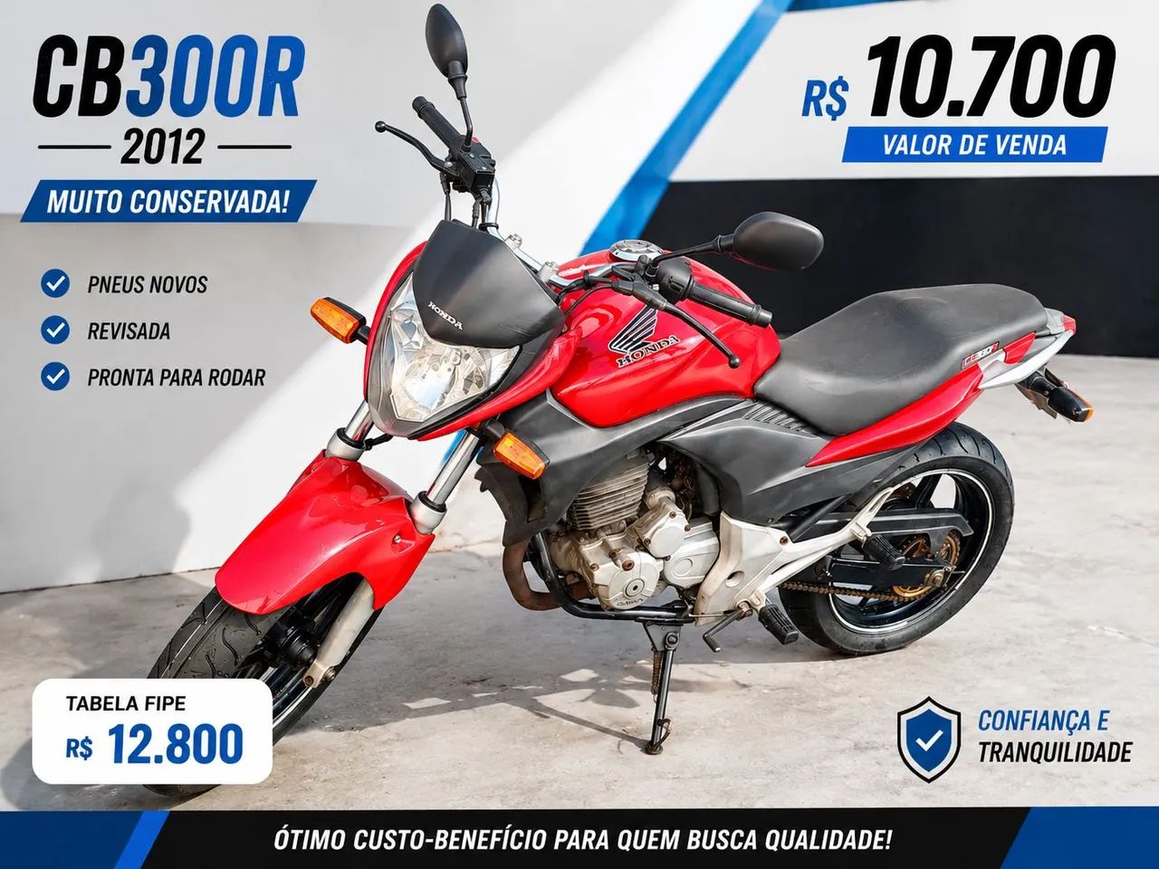 VENDO CB300R 2012 HONDA