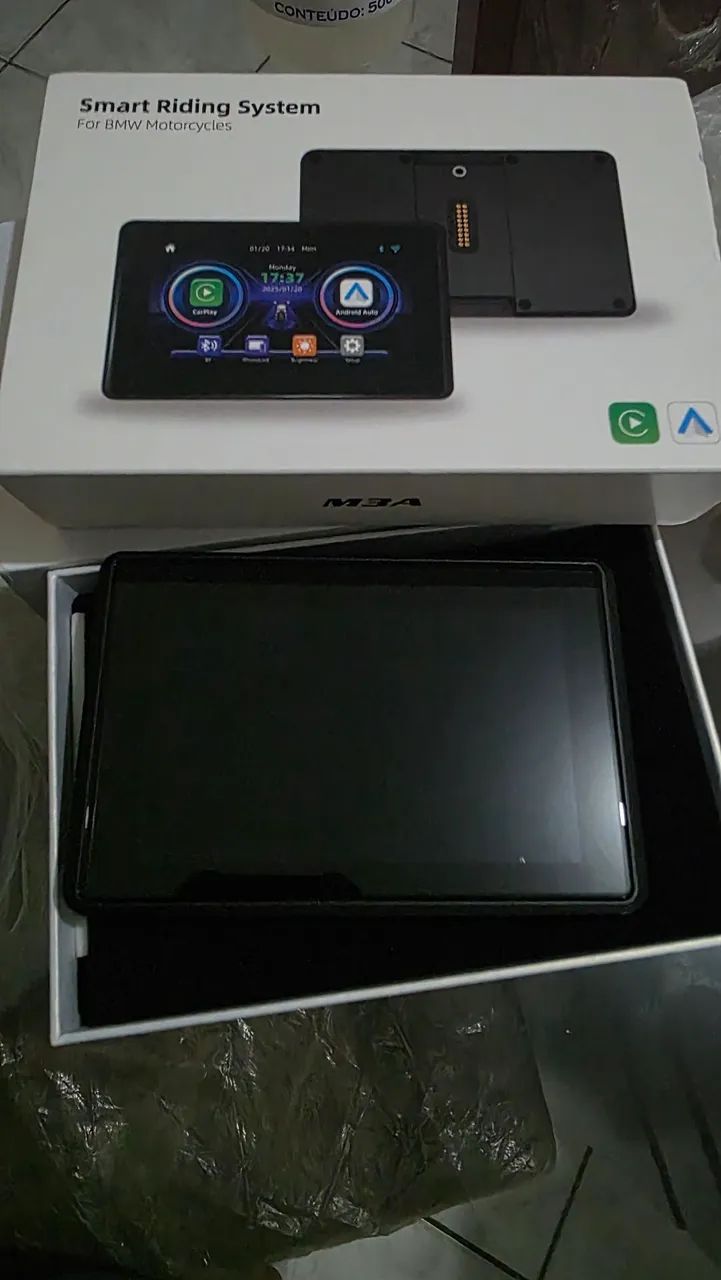 GPS EKIY M3A BMW (Apple CarPlay e Android Auto Sem Fio) - Zero / Na Caixa - Foto 3