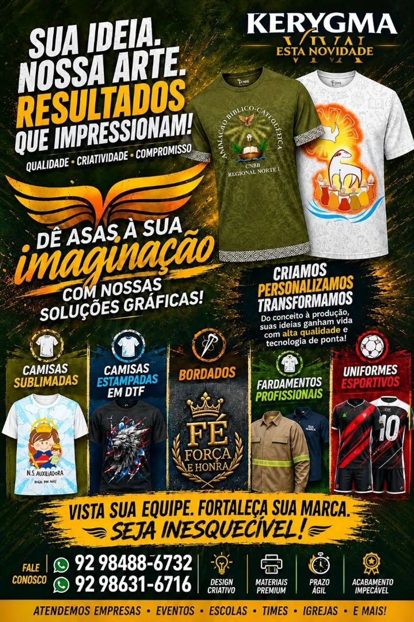 SUA IDEIA REALIZAMOS!