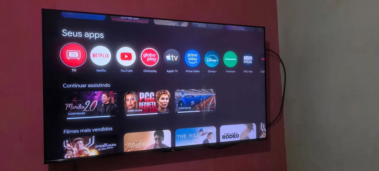 Smart tv TCL 50"  bordas infinita com nota e caixa - Foto 3