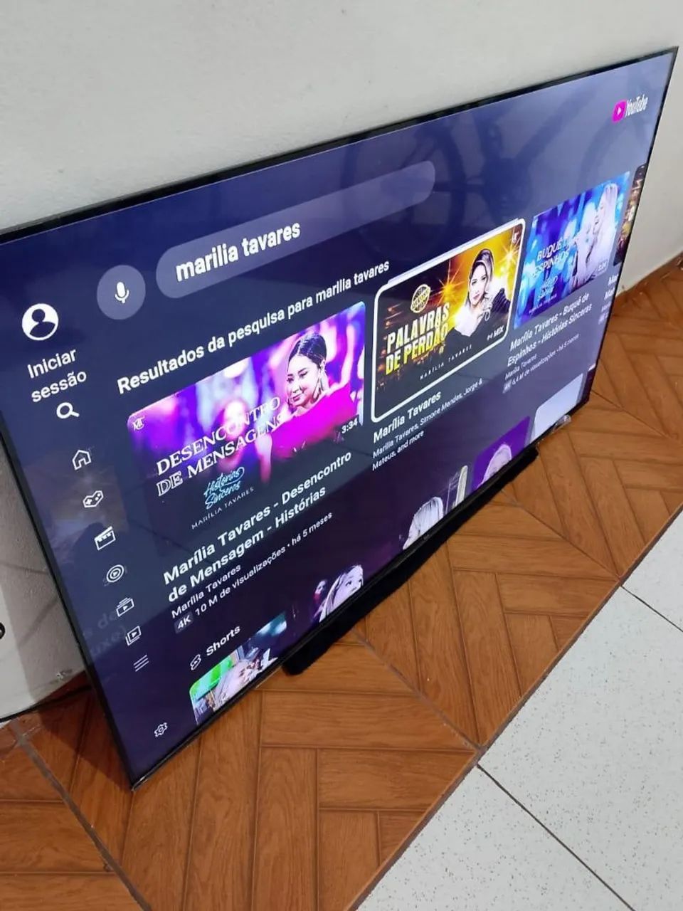 Smart TV tcl Google TV 50 polegadas 4K borda infinita comando de voz - Foto 3