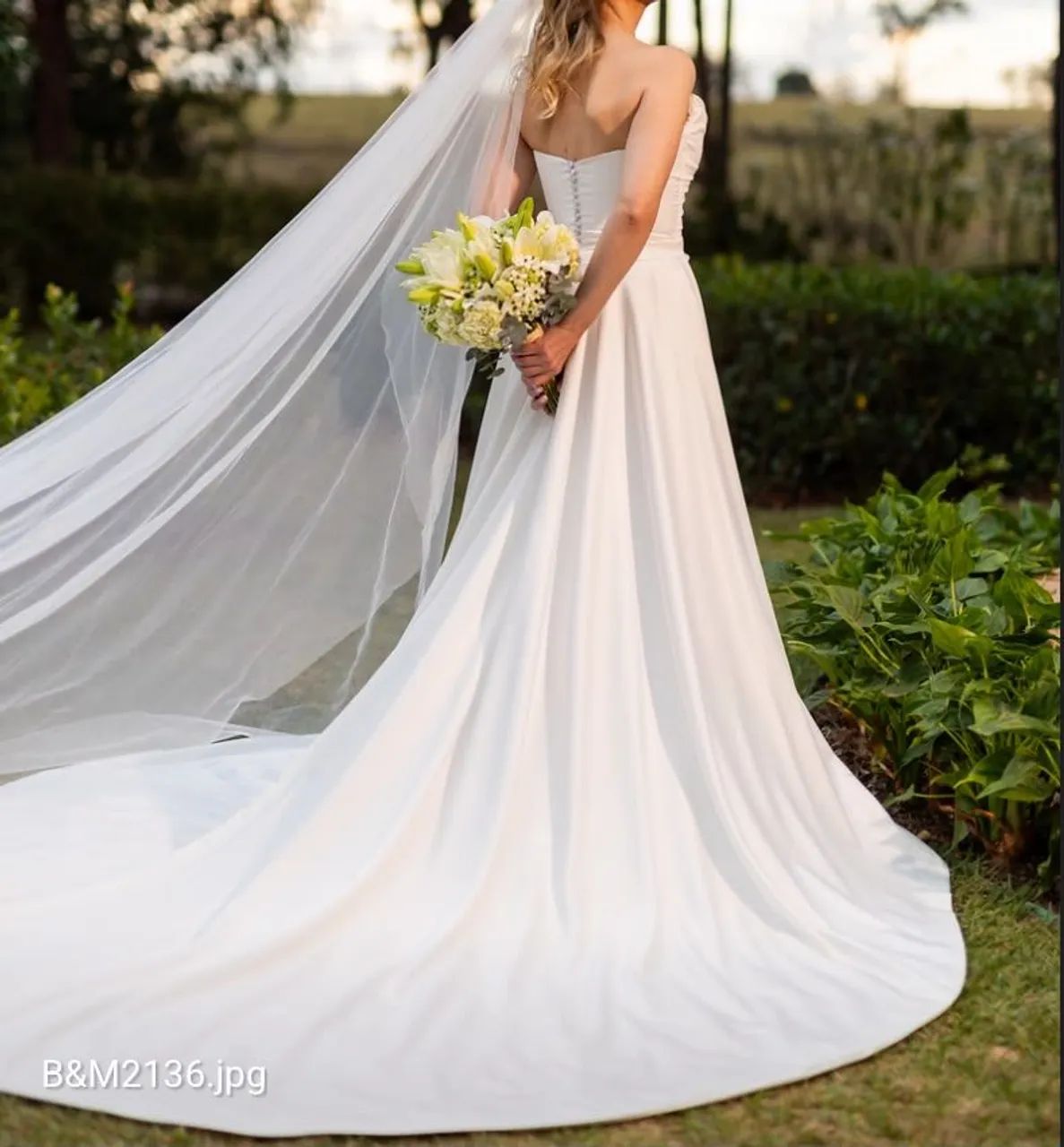 Vestido de noiva tomara que caia - Foto 2