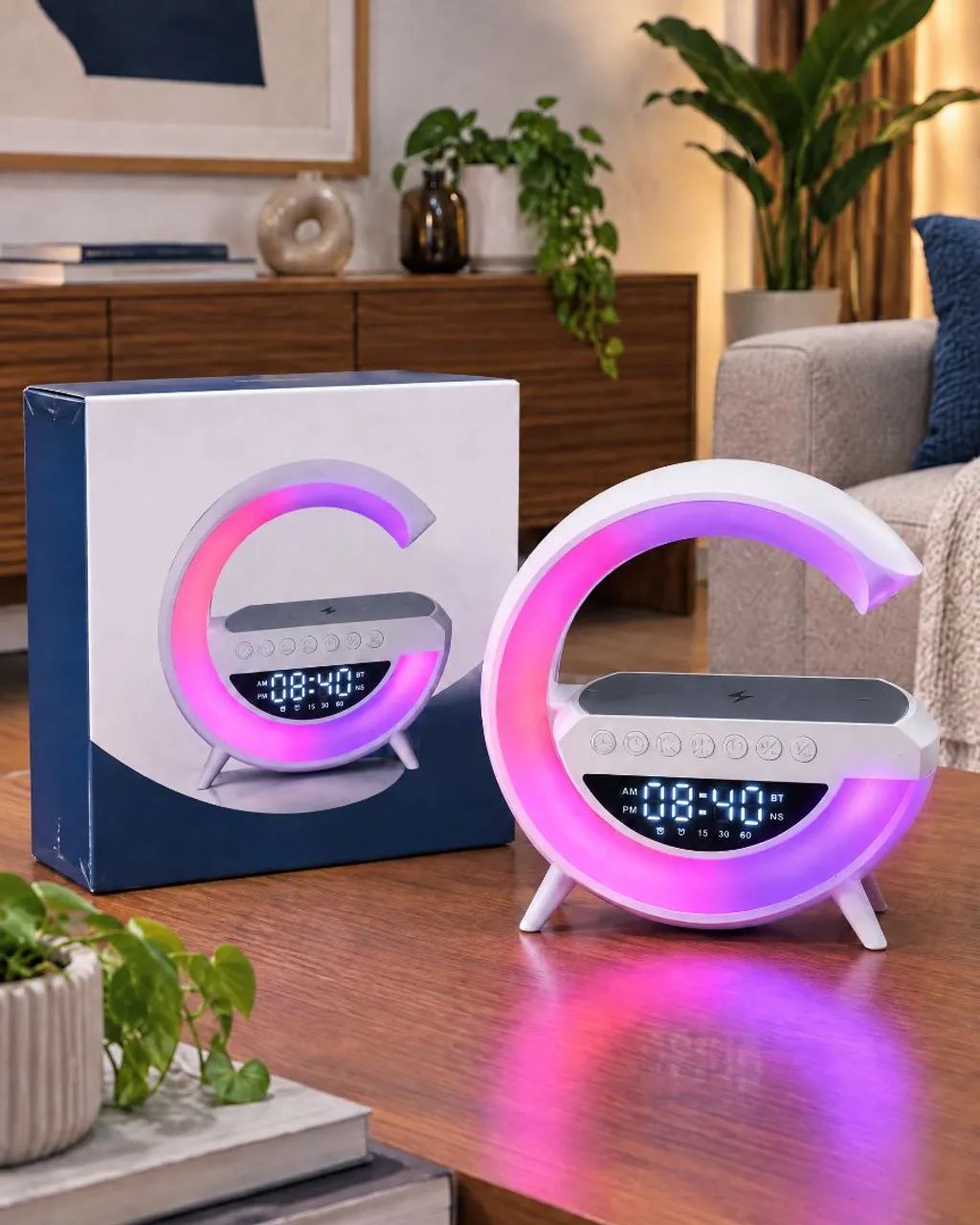 2 Carregadores de indução+caixa de som Bluetooth  - Foto 3