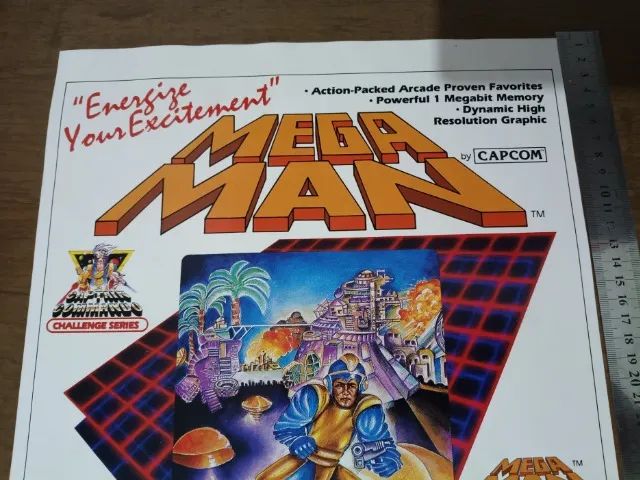 Porter Original Mega Man CAPCOM 1987 NES - Foto 4