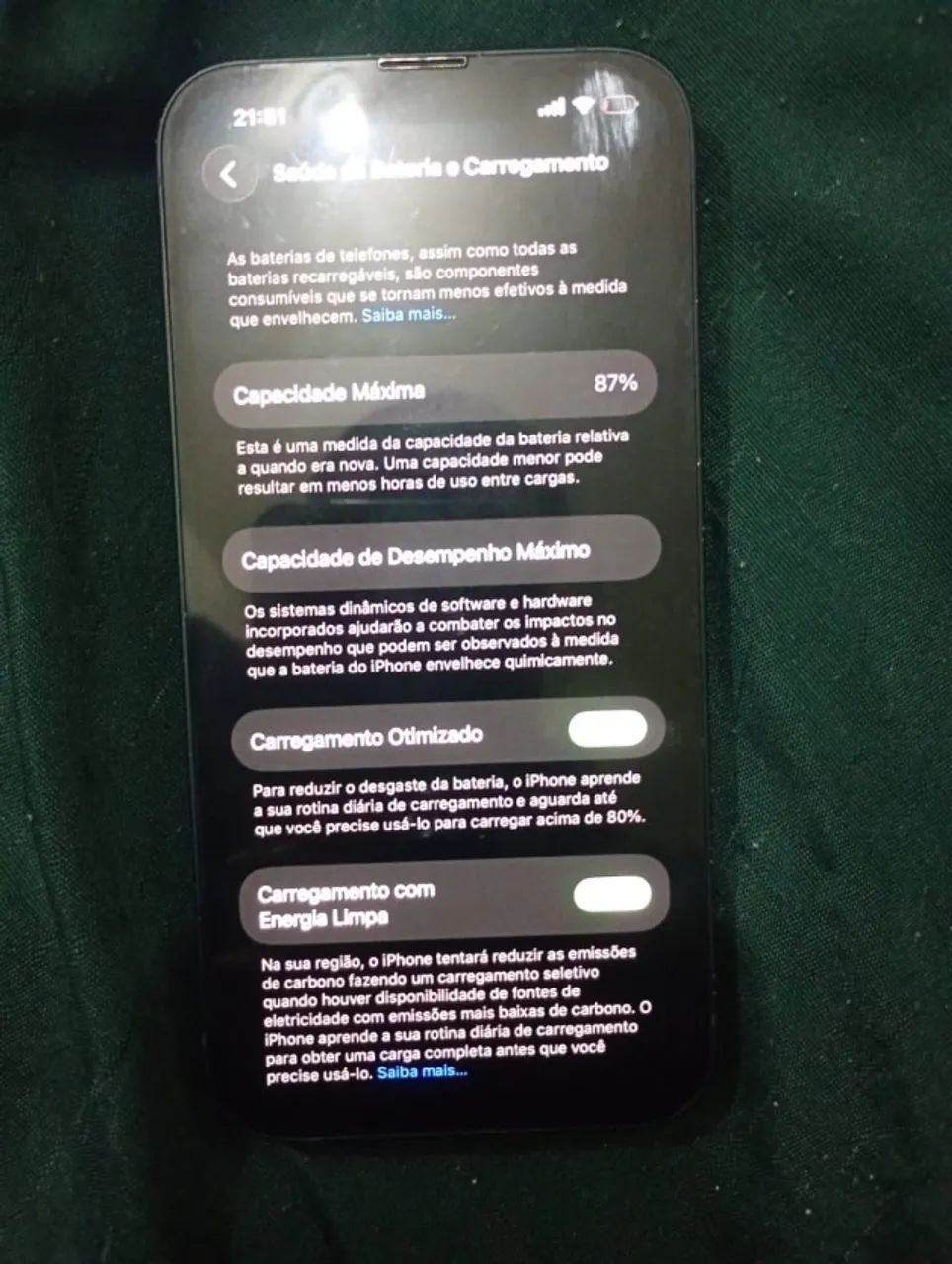 Vendo IPhone 14 com traseira rachada  - Foto 2