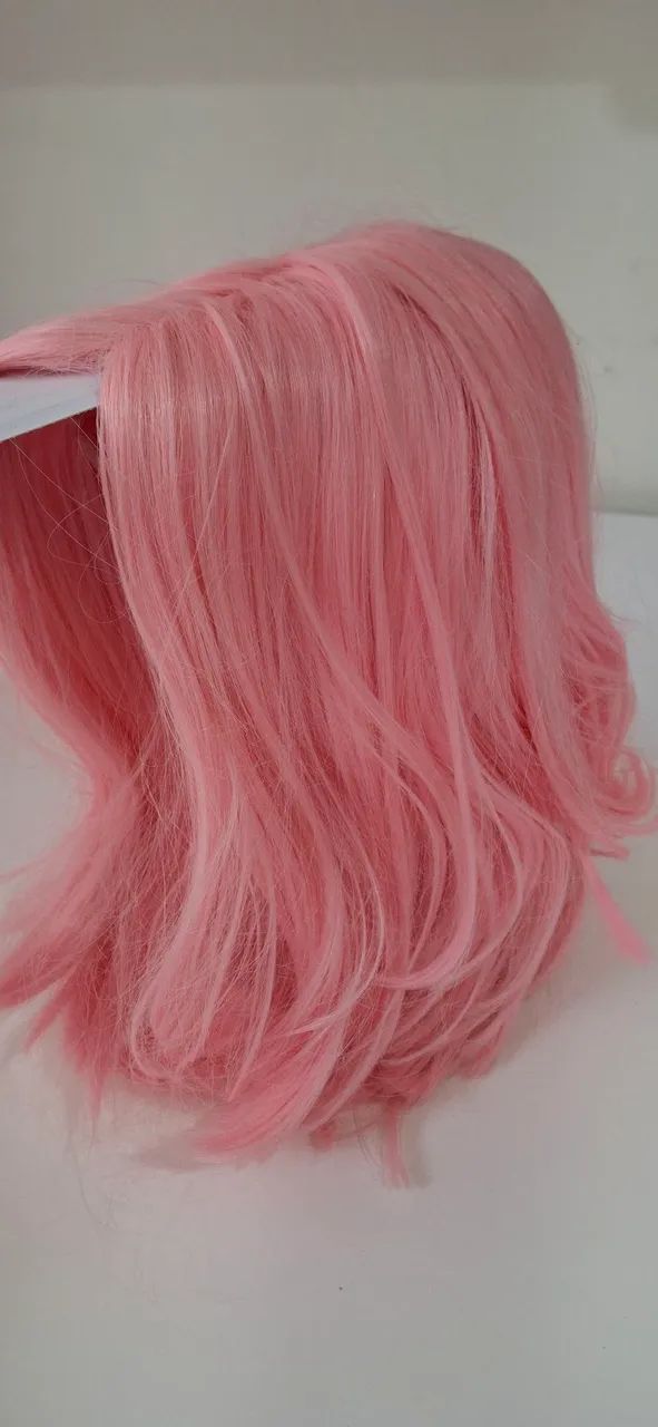 Peruca Rosa para Cosplay - Foto 3