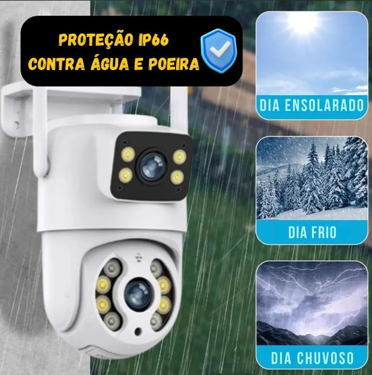 CÂMERA WIFI DUPLA VISÃO 