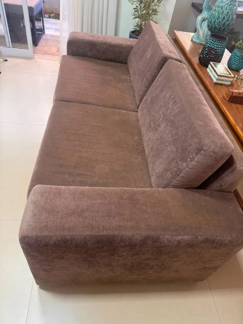Sofá 2,20m Espuma D33 - Excelente Estado - Foto 4