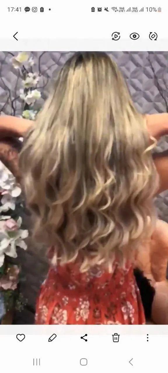 Mega hair loiro 