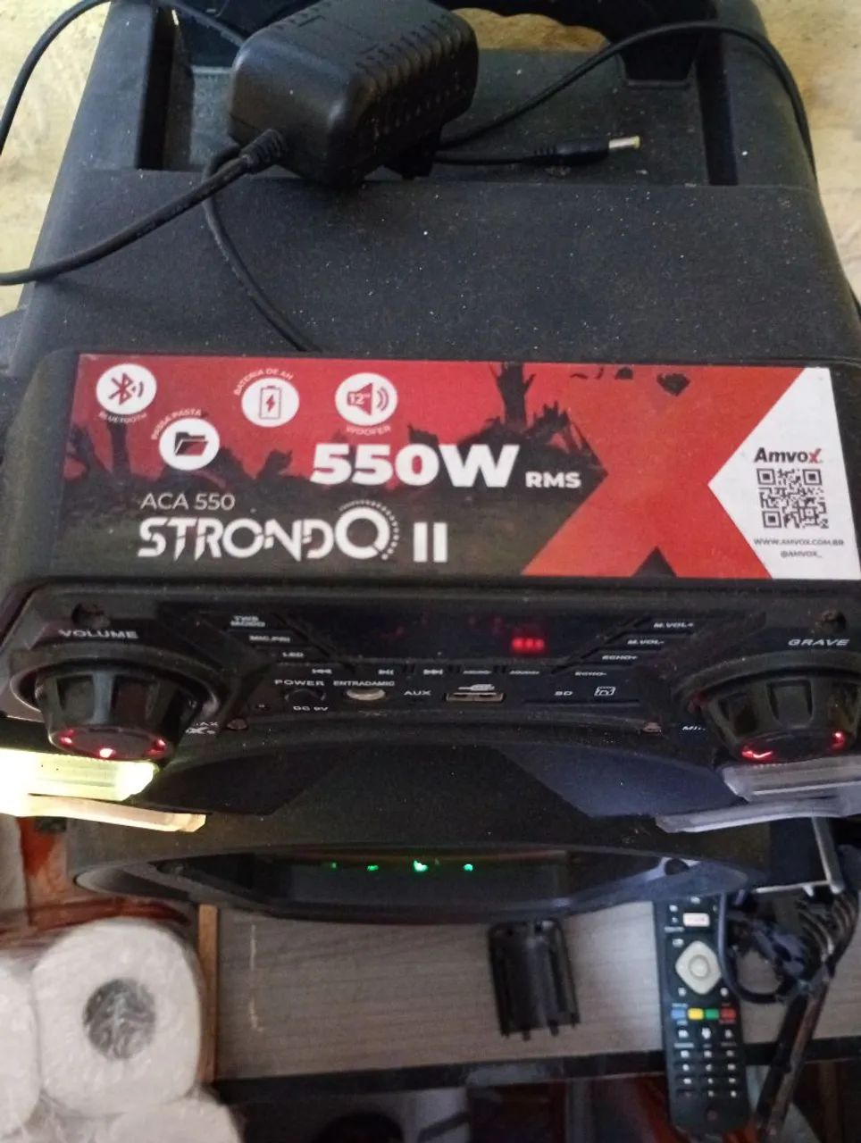 Caixa de som Amvox 550w BAIXEI - Foto 2