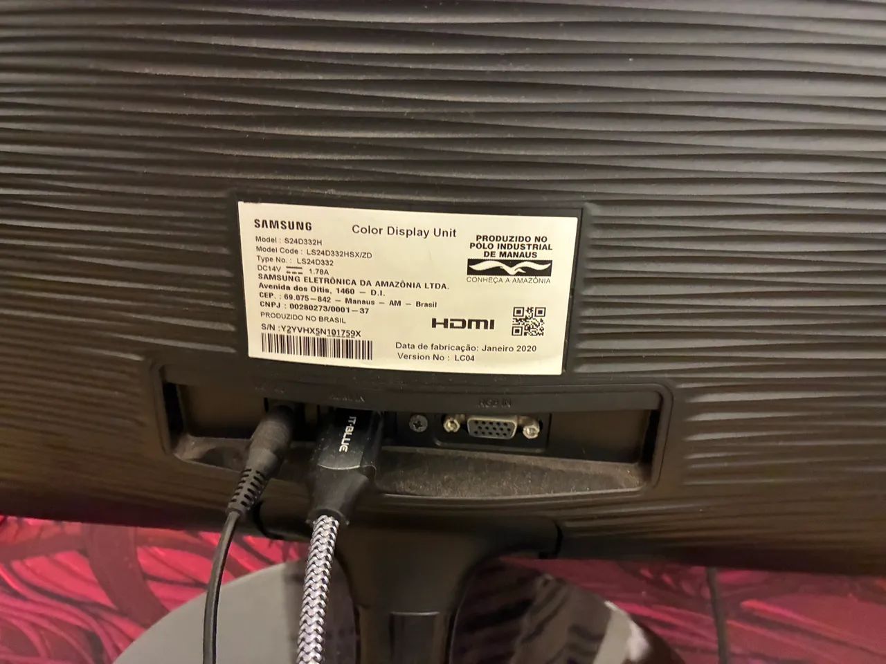 Monitor Samsung 24pol 75Hz - Foto 5