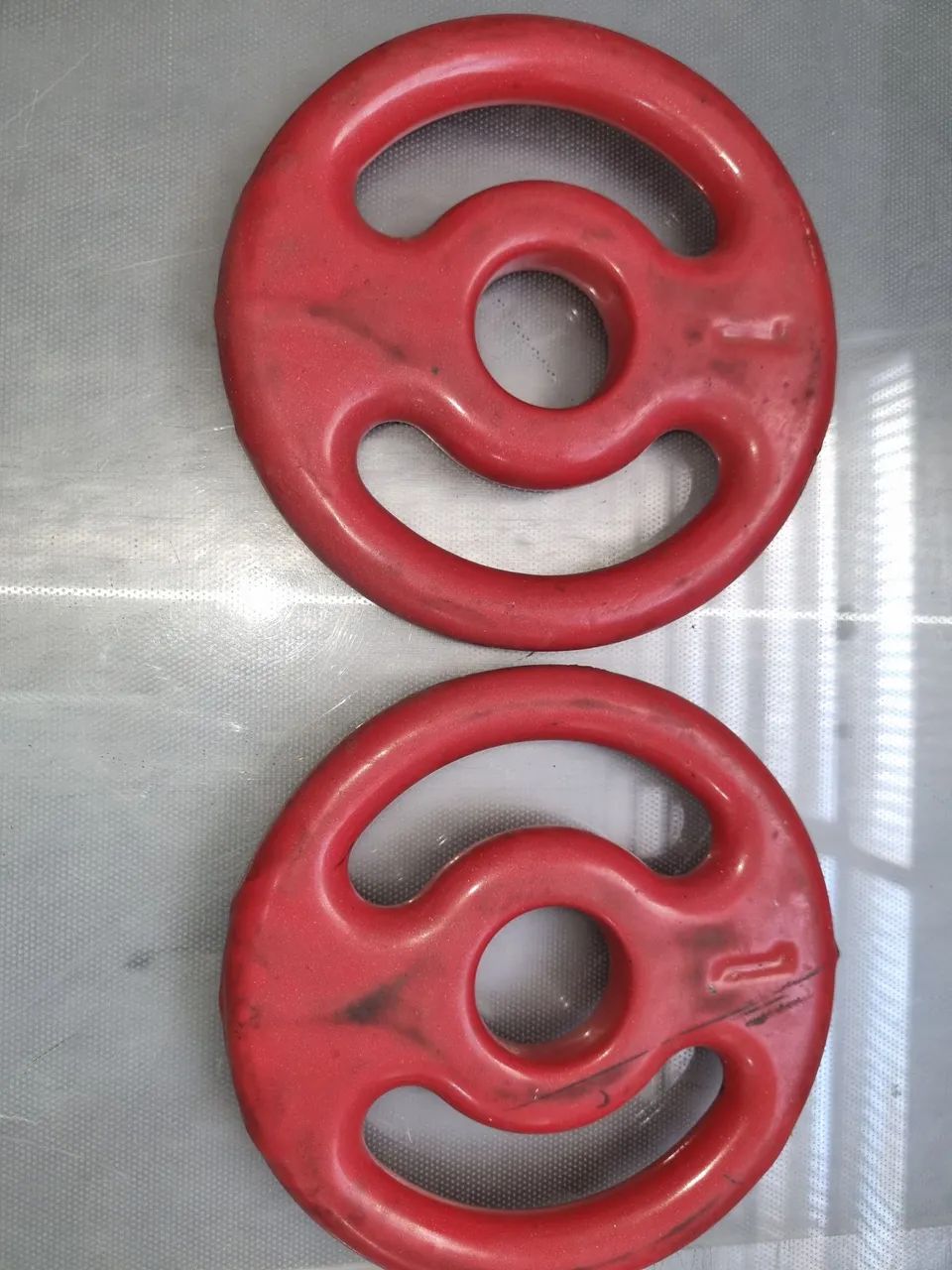 Anilha emborrachada 1kg cada peça  - Foto 2