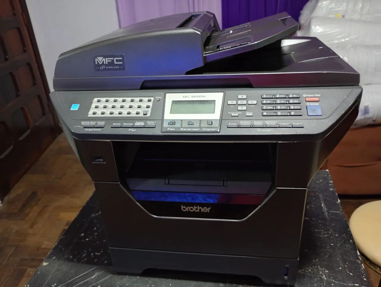 Impressora multifuncional brother DCP-8085DN - Foto 4