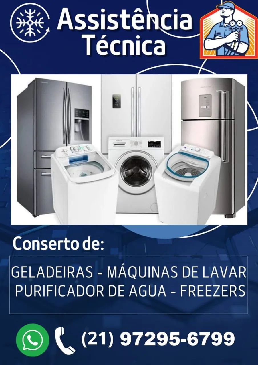 CONSERTO DE GELADEIRAS E MÁQUINAS DE LAVAR** - Foto 2