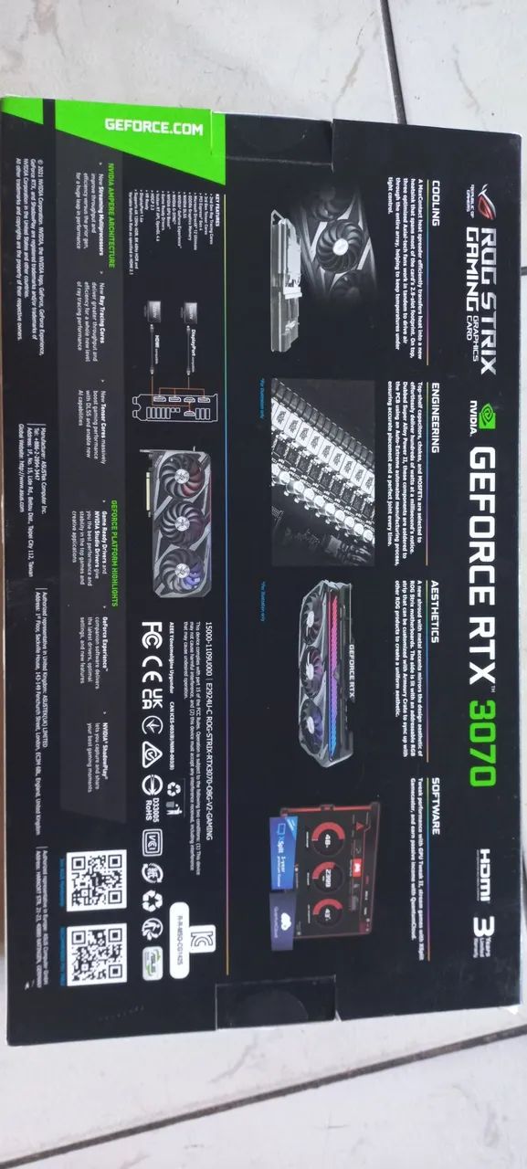 Vendo Rtx 3070 asus rog strix - Foto 2