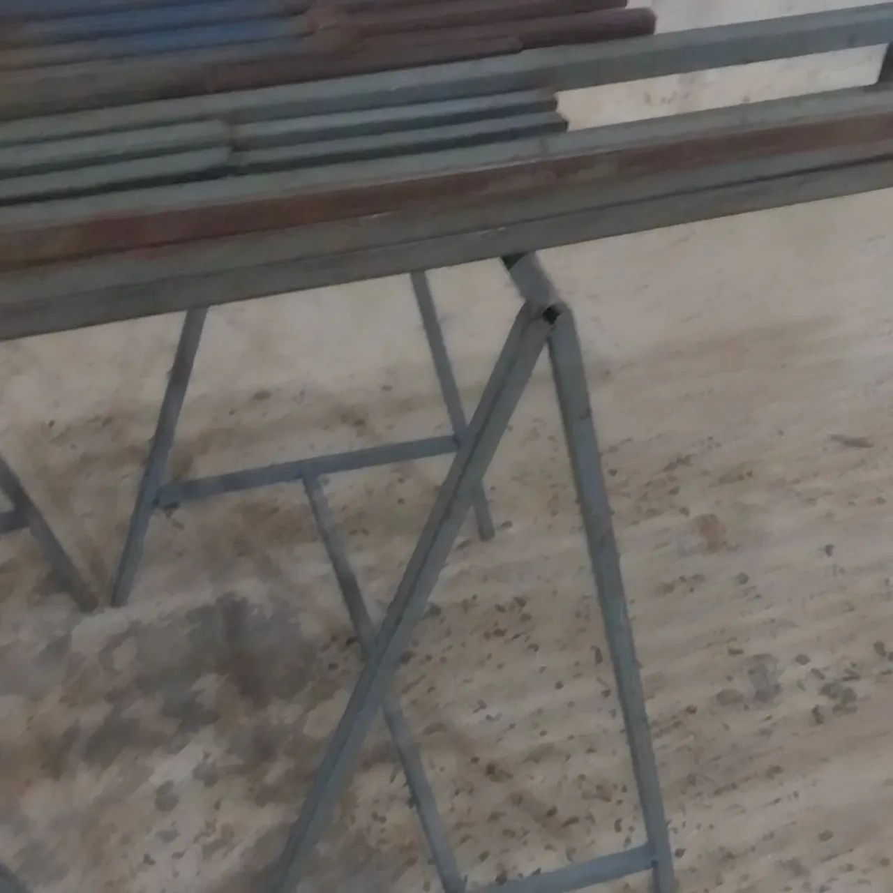Barraca para feira sem a lona