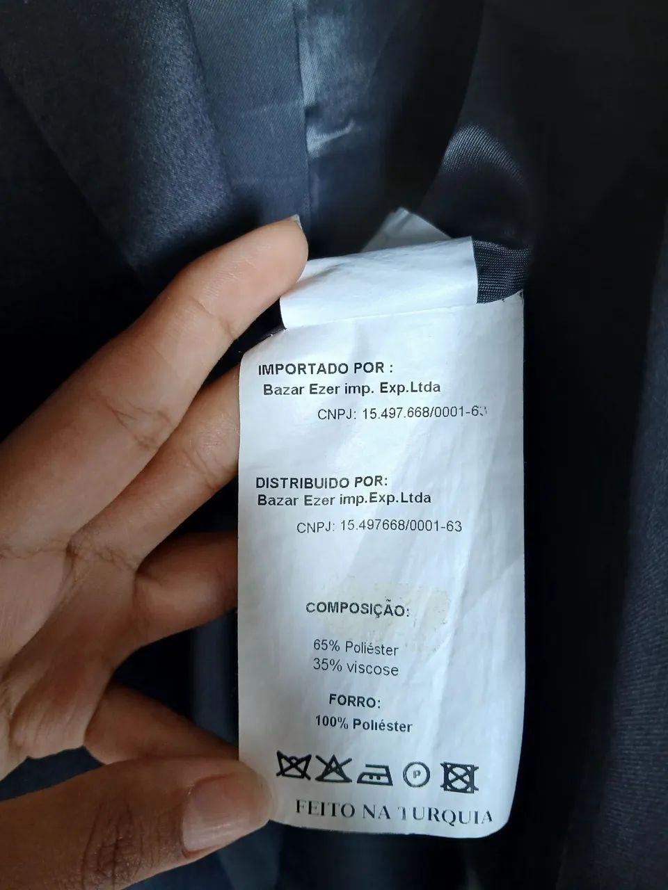Paletó e Calça (Costume) - Carducci. Tamanho 52 (Slim fit) - Foto 4