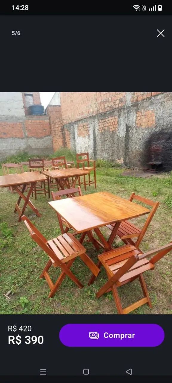 Mesas e cadeiras  - Foto 3