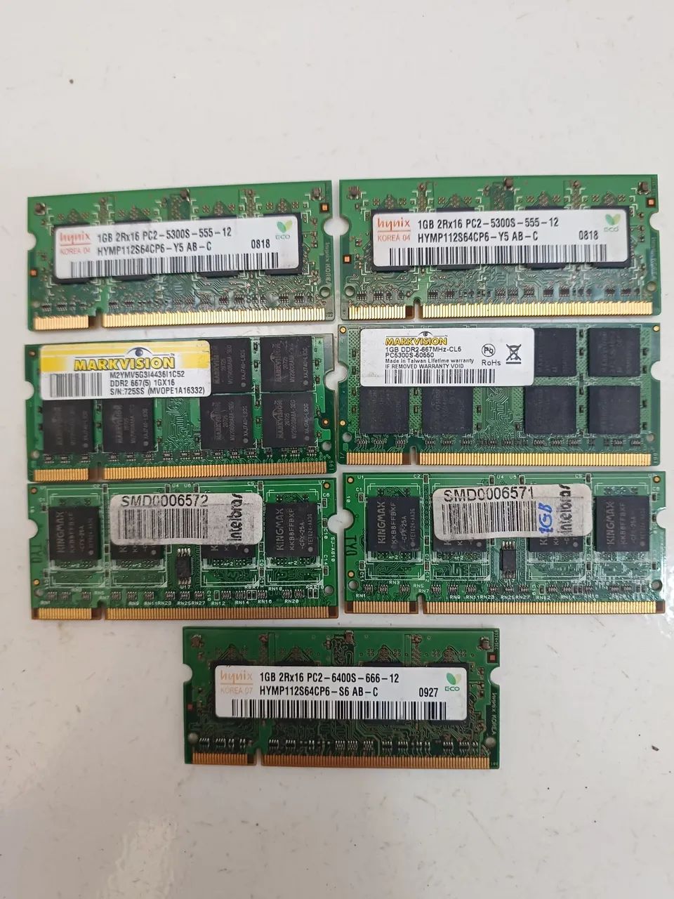 Kit memórias DDR2 NOTEBOOK 
