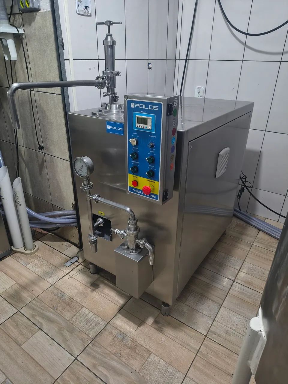 Produtora continua sorvete 